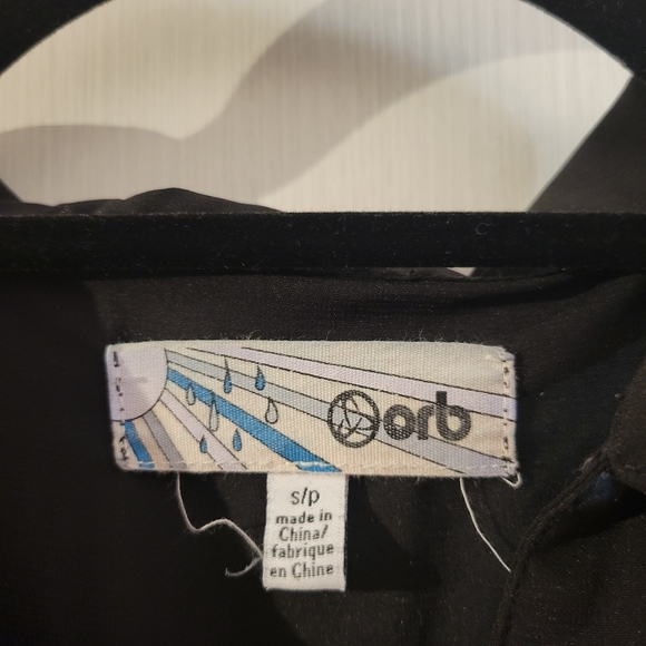 Orb Sheer Black Blouse - Picture 9 of 10